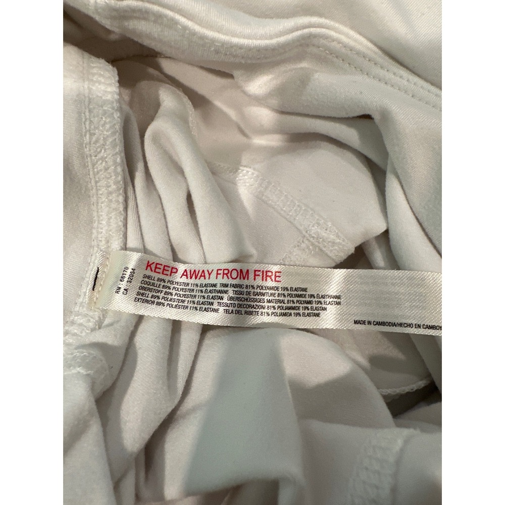 Free People Movement Pleats & Thank You White Pleated Lace Trim Tennis Skort - Picture 8 of 11